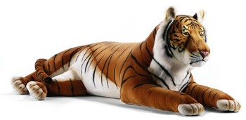 un joli tigre en peluche