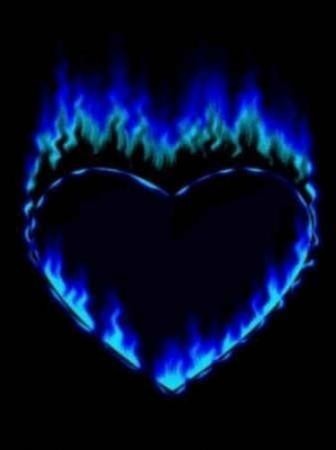 Coeur en flamme